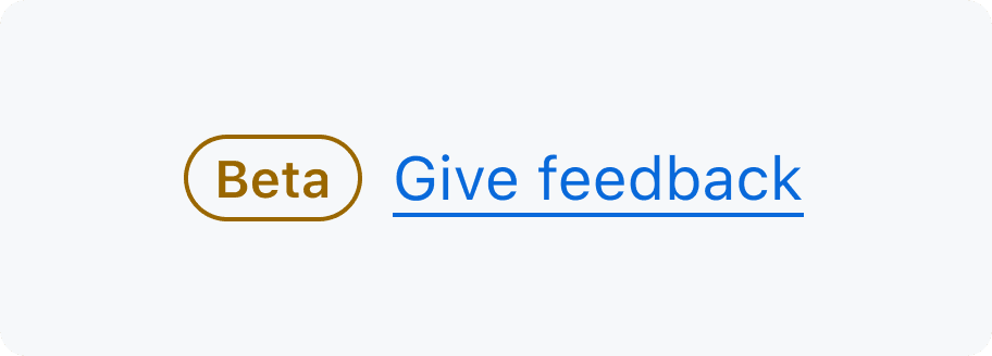 mistaken beta label wrong color